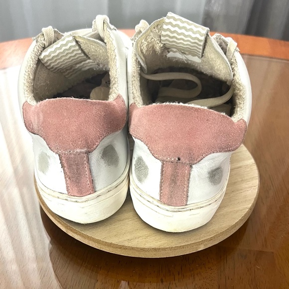 L'idea by Lori Distressed Suede/Leather Sneakers Size 38 Good Condition - Picture 3 of 11